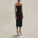 Abito bustier in crepe Nero 242G 0444 5721 0555 NERO PHILOSOPHY 