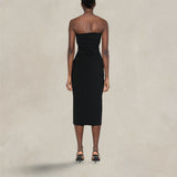 Abito bustier in crepe Nero 242G 0444 5721 0555 NERO PHILOSOPHY 