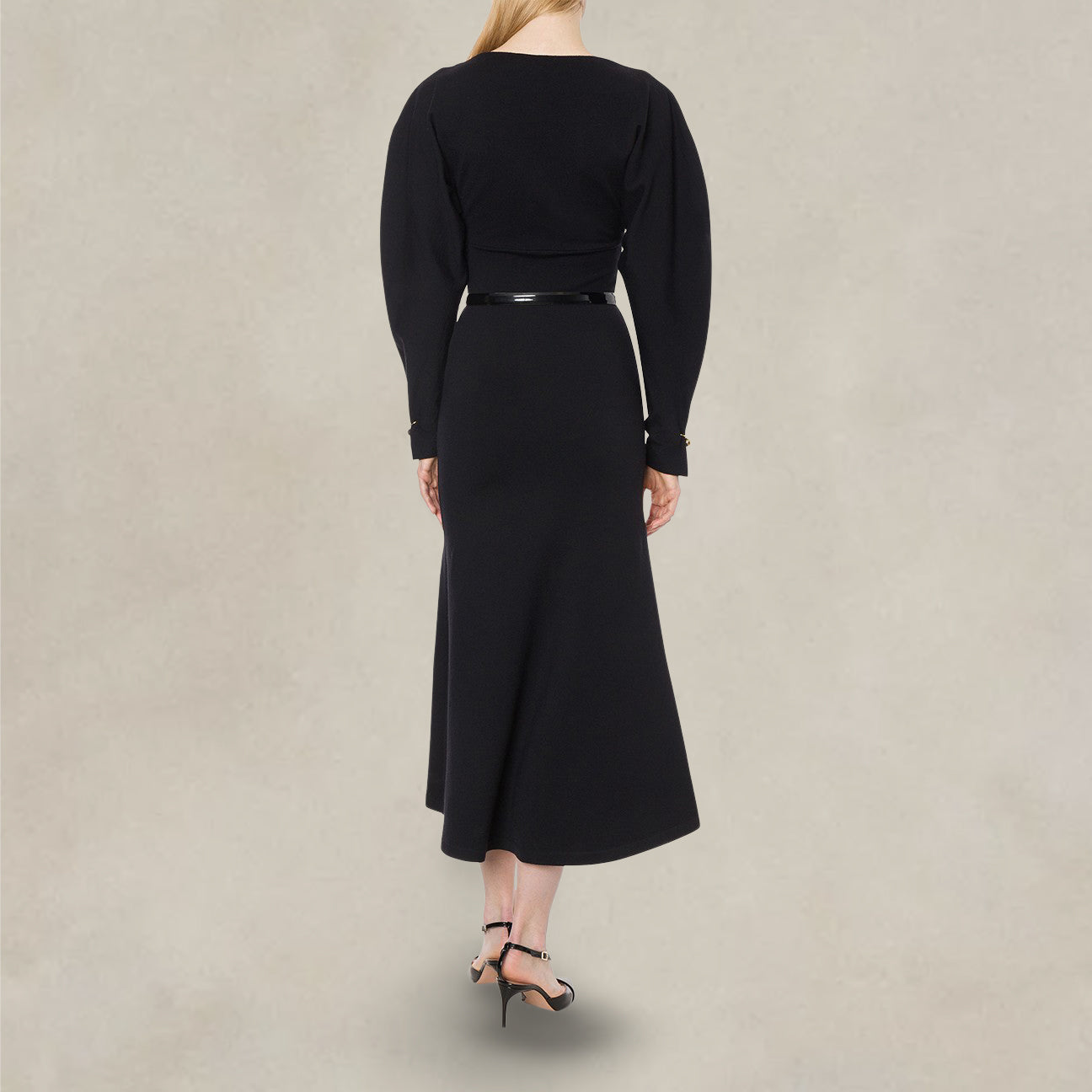 Vestito in misto lana con piercing Nero 242G 0486 5704 0506 NERO PHILOSOPHY 