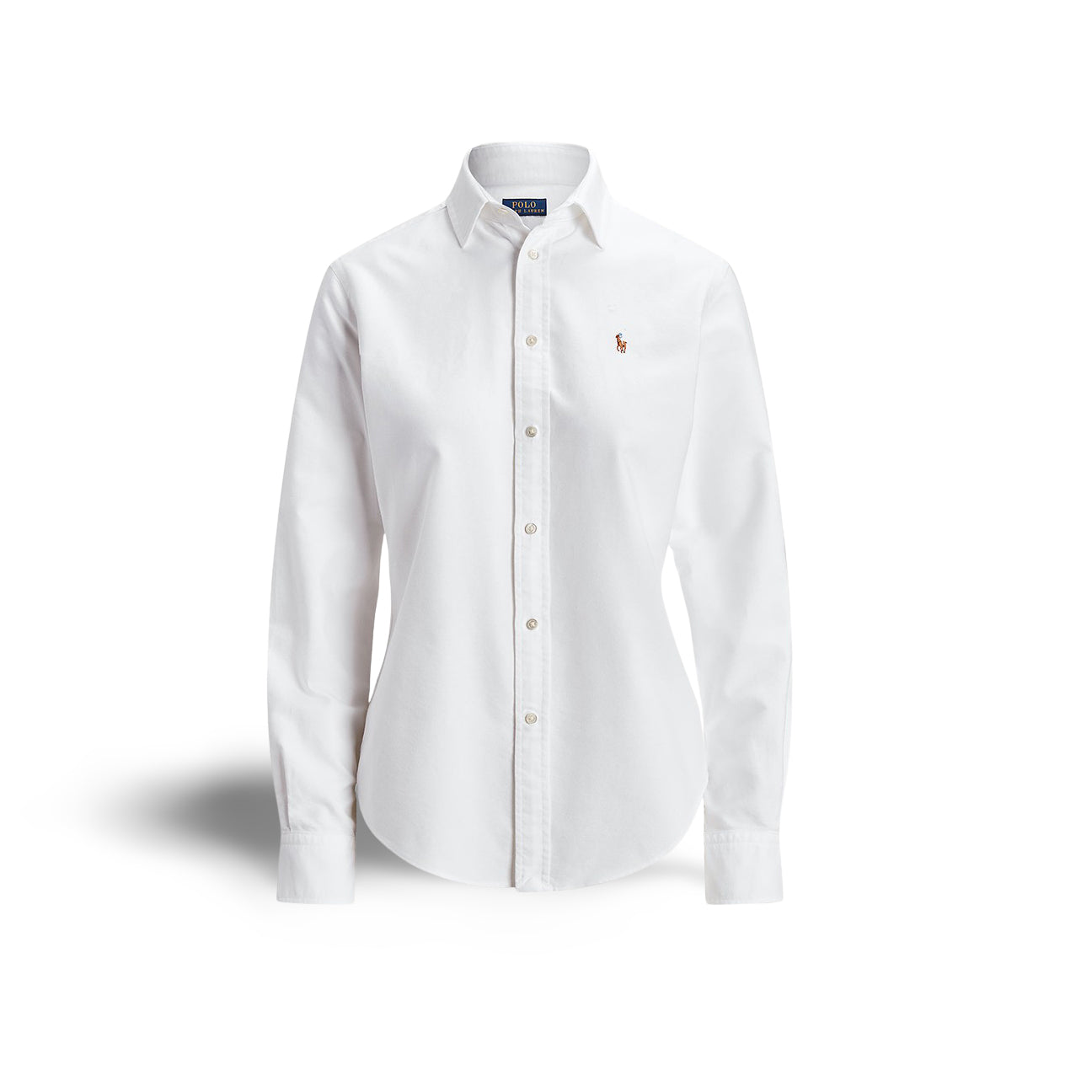 Camicia donna in Oxford Slim Fit Bianco 211891377 003 BSR WHITE POLO RALPH LAUREN 