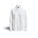 Camicia donna in Oxford Slim Fit Bianco 211891377 003 BSR WHITE POLO RALPH LAUREN 