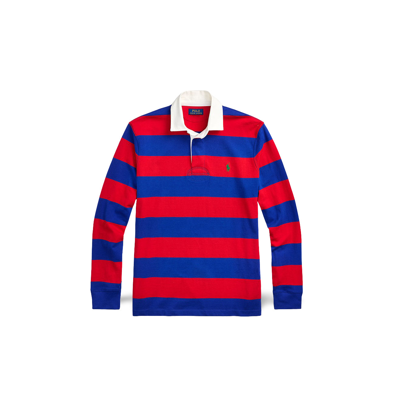 Maglia Rugby a righe Blue e Rosso 710717116 048 RED AZURE POLO RALPH LAUREN 