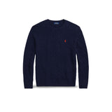Maglia uomo in lana e cashmere Blue 710876762 002 HUNTER NAVY POLO RALPH LAUREN 