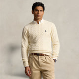 Maglia uomo in lana e cashmere Panna 710876762 010 ANDOVER CREAM POLO RALPH LAUREN 