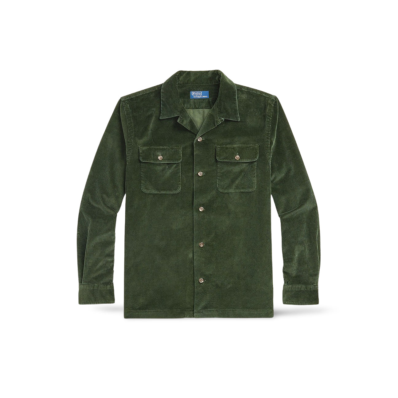 Camicia uomo Work in velluto Olive 710876980 014 ESTATE OLIVE POLO RALPH LAUREN 