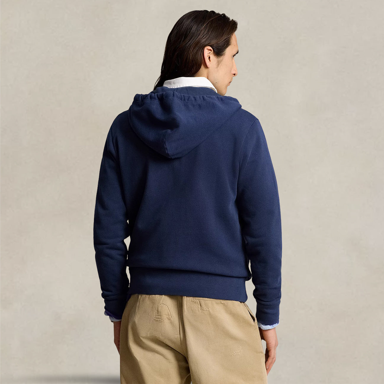 Felpa uomo Full Zip Blue 710916692 014 CRUISE NAVY POLO RALPH LAUREN 