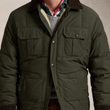 Piumino camicia uomo In pile idrorepellente Verde 710939330 001 RANGER GREEN POLO RALPH LAUREN 