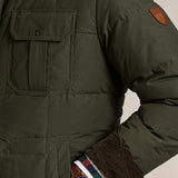 Piumino camicia uomo In pile idrorepellente Verde 710939330 001 RANGER GREEN POLO RALPH LAUREN 