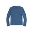 Maglia uomo in lana Donegal Blue China