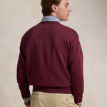 Maglia uomo girocollo Donegal Wine 710950802 001 CLASSIC WINE POLO RALPH LAUREN 