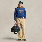 Felpa uomo con grafica vintage Blue 710950803 001 CHALET BLUE POLO RALPH LAUREN 