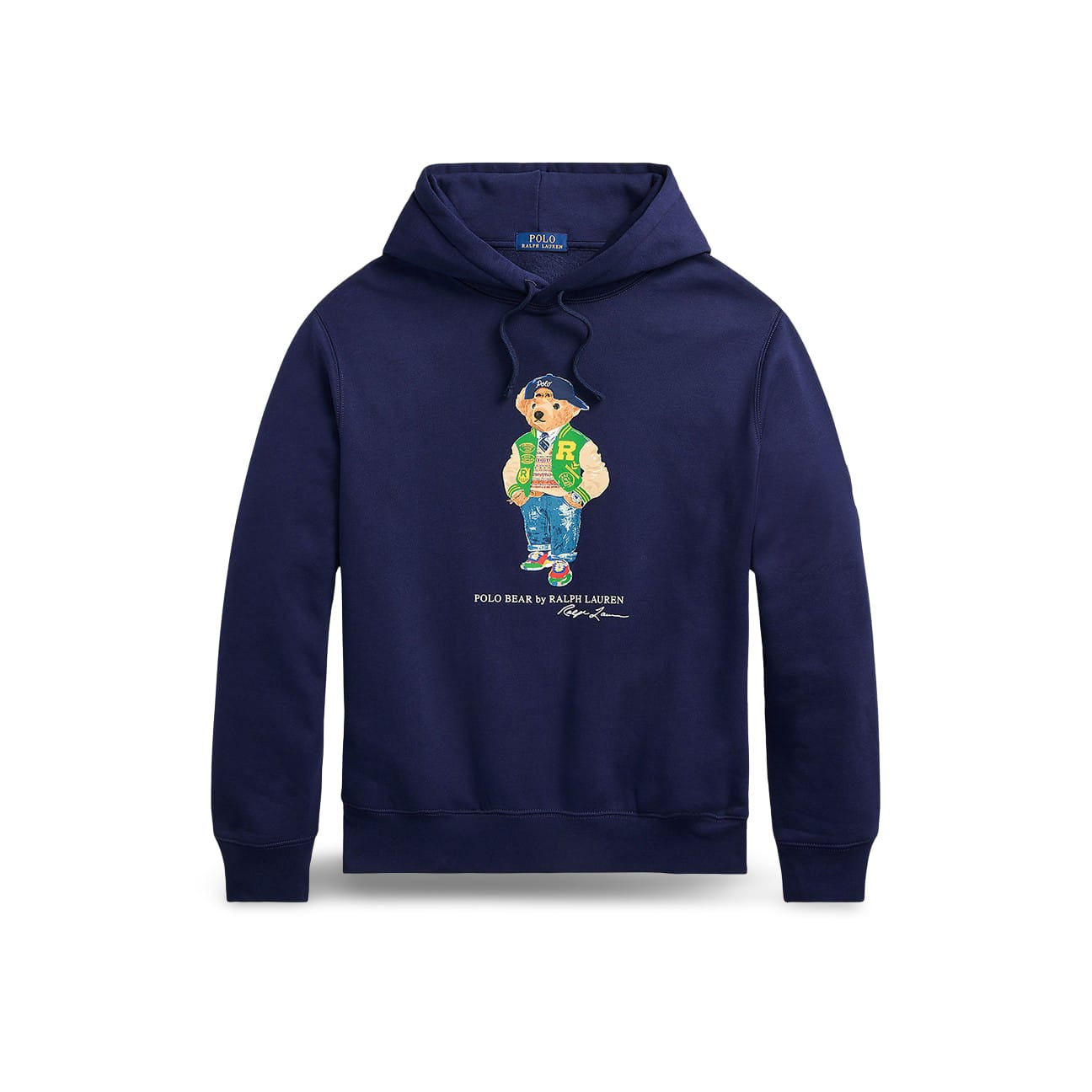 Felpa uomo con capppuccio Polo Bear Blue 710951621 001 NAVY BEAR POLO RALPH LAUREN 