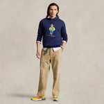 Felpa uomo con capppuccio Polo Bear Blue 710951621 001 NAVY BEAR POLO RALPH LAUREN 