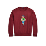 Felpa uomo Polo Bear Rosso 710953718 001 RED VRSY BEAR POLO RALPH LAUREN 