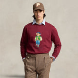 Felpa uomo Polo Bear Rosso 710953718 001 RED VRSY BEAR POLO RALPH LAUREN 
