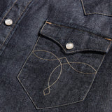 Camicia western in denim Slim-Fit 782505188 001 RINSE RRL 