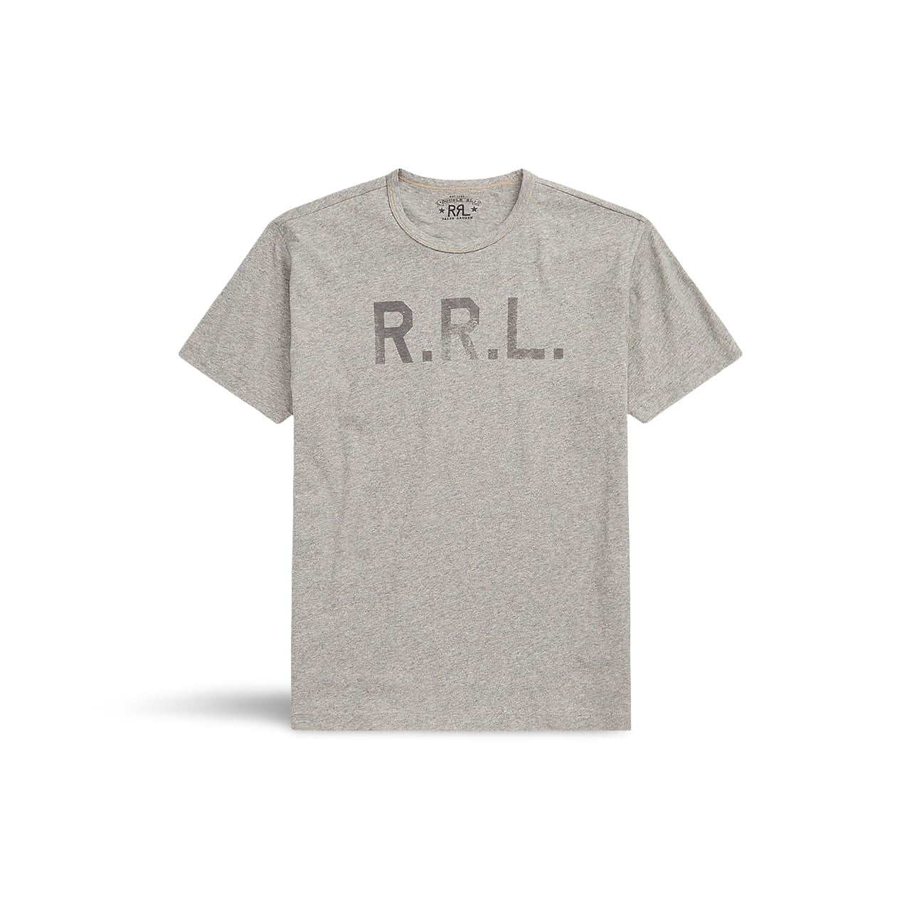 T-Shirt con logo Grigio 782911450 001 HEATHER GREY RRL 
