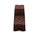 Gonna jacquard geometrico Rosso KLUJO PROGRESS 11M 01 ROSSO SIYU 
