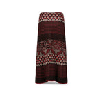 Gonna jacquard geometrico Rosso KLUJO PROGRESS 11M 01 ROSSO SIYU 