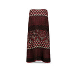 Gonna jacquard geometrico Rosso KLUJO PROGRESS 11M 01 ROSSO SIYU 