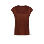 Top in viscosa Marrone LISOSBR 290 06 MARRONE SIYU 
