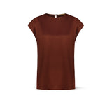 Top in viscosa Marrone LISOSBR 290 06 MARRONE SIYU 