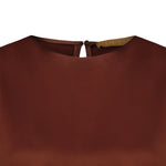 Top in viscosa Marrone LISOSBR 290 06 MARRONE SIYU 