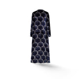 Spolverino reversibile in velluto Blue STOKER VELVET 1201 05 BLUE SIYU 