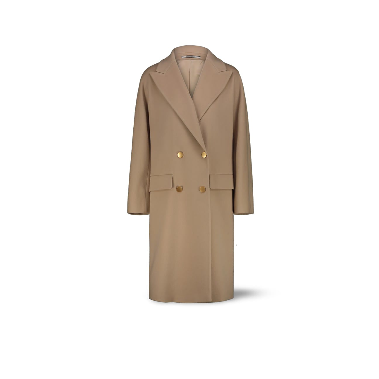 Cappotto donna Berenice in lana e cashmere Beige BERENICE 35000 EA805 CAMMELLO TAGLIATORE 