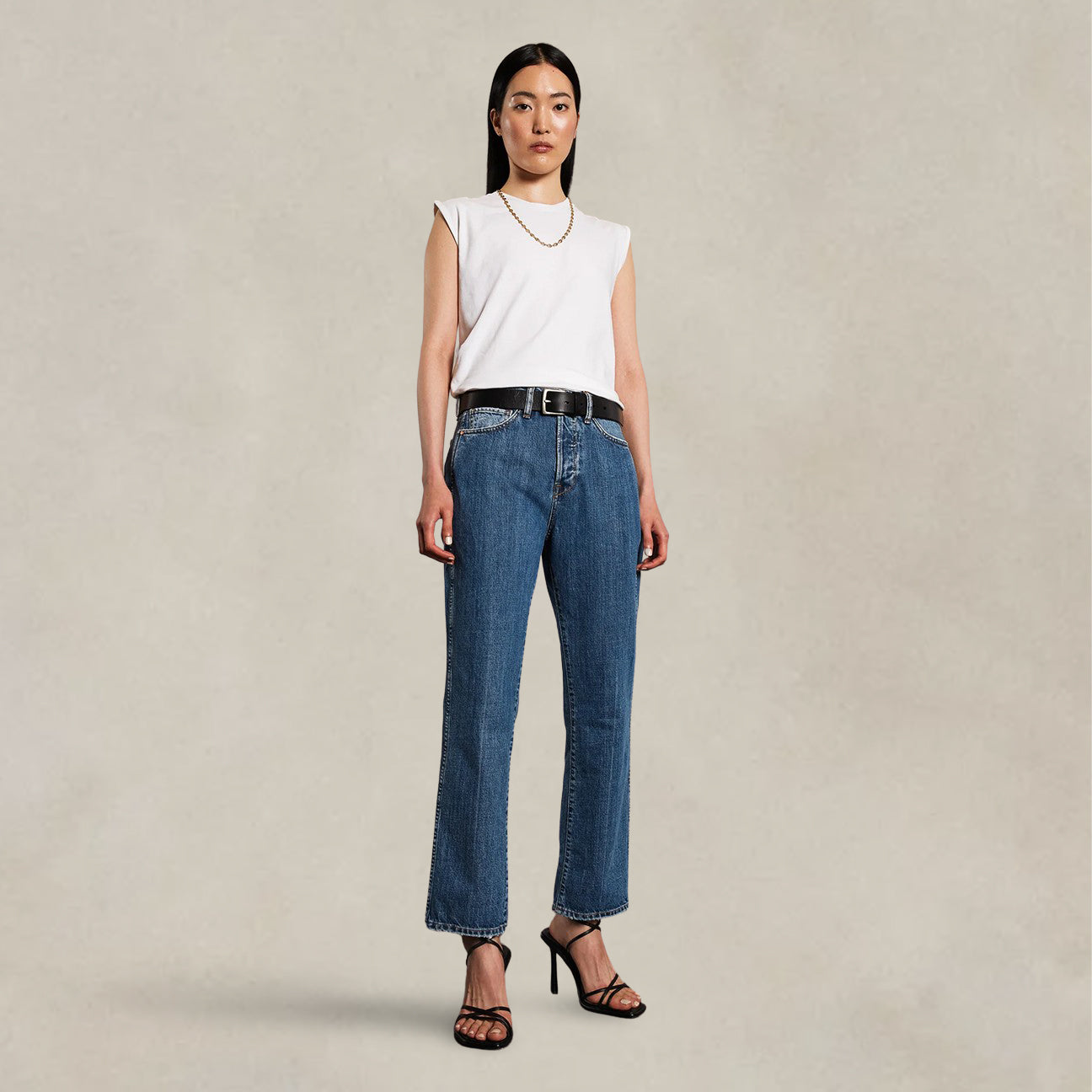 Jeans donna Austin Crop Barrel W42HWV DR01RG SOLID BARREL 3X1 