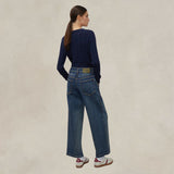 Pantaloni in denim Blue<BR/> 0162P124 998 BLUE ASPESI 
