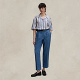 Pantalone chino in denim 0163M124 1122 DENIM ASPESI 