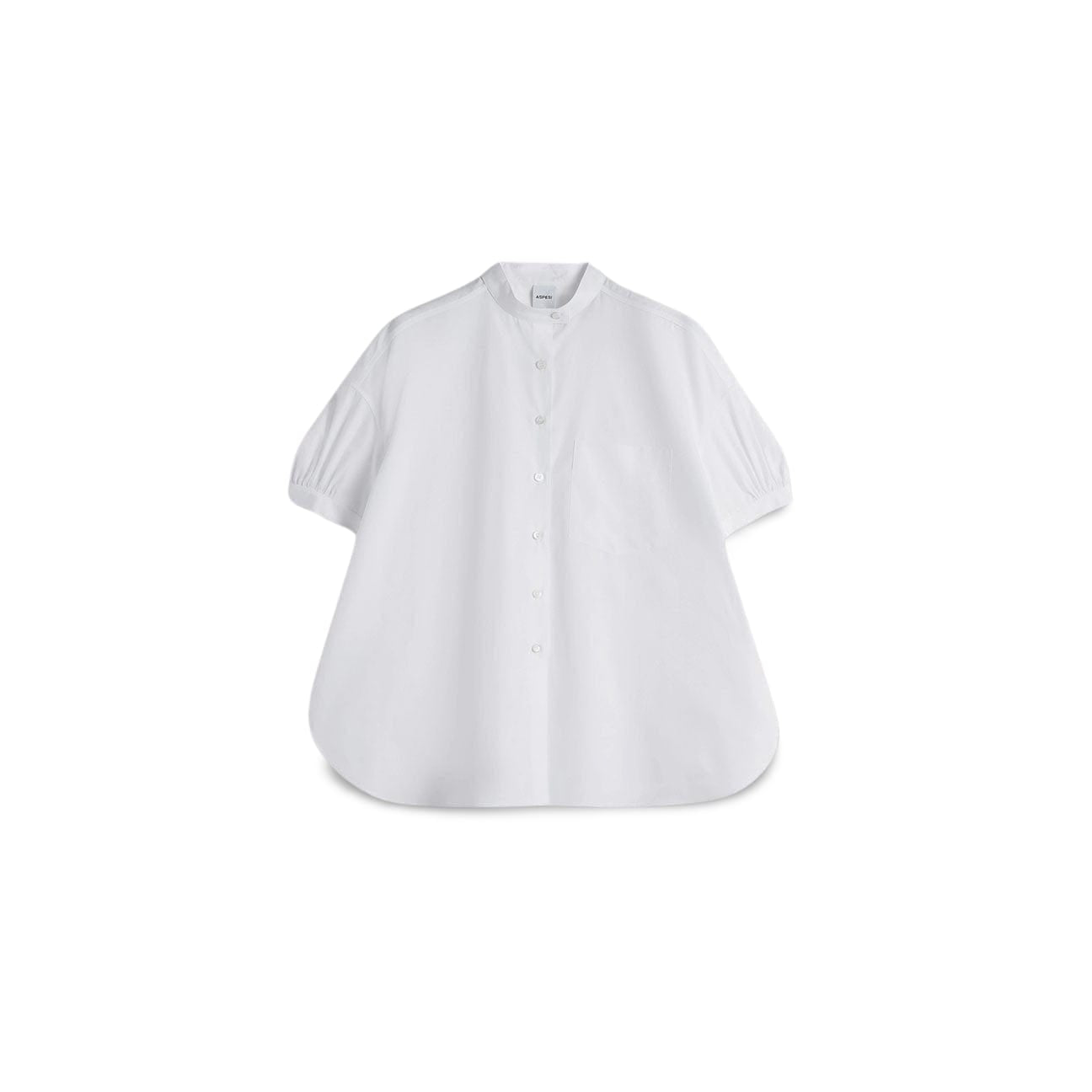 Camicia in popeline Bianco<BR/> 5480C118 072 BIANCO ASPESI 