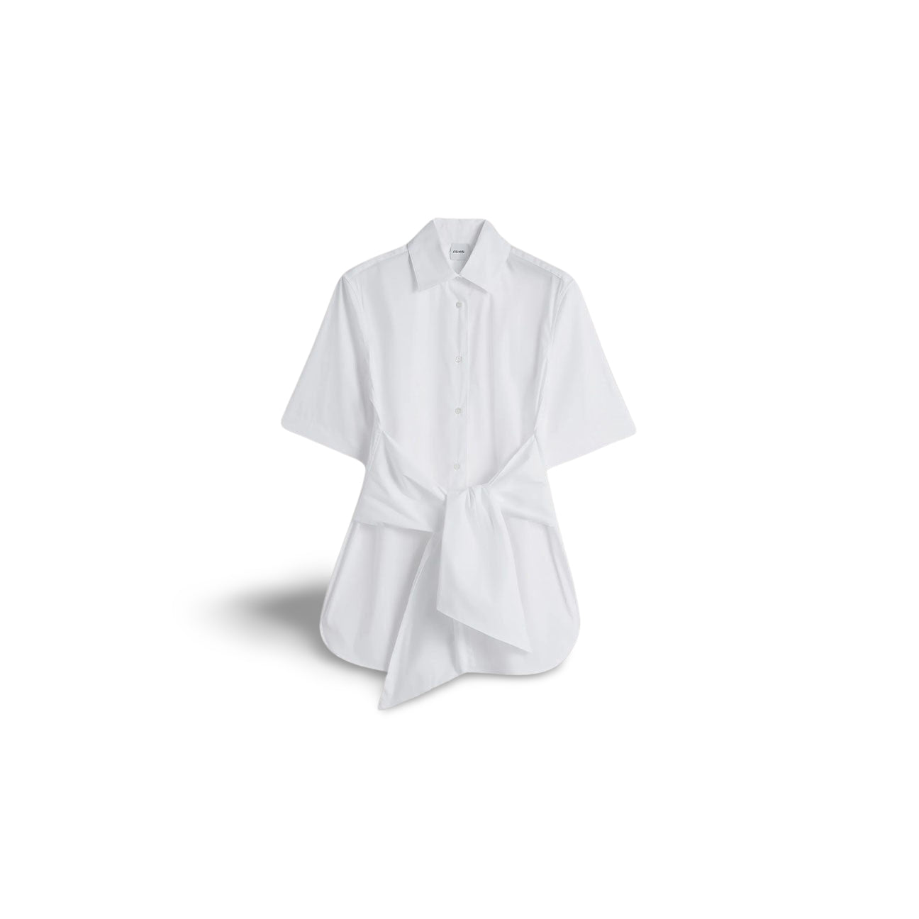 Camicia con fusciacca Bianco<BR/> 54816807 072 BIANCO ASPESI 
