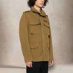 Field Jacket in gabardina Tobacco<BR/> CG20A262 117 TABACCO ASPESI 