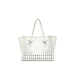 Marcella White Leather Bag