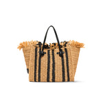 Borsa in rafia Marcella Beige BS10860 SLOW 001 NERO MARCELLA CLUB 