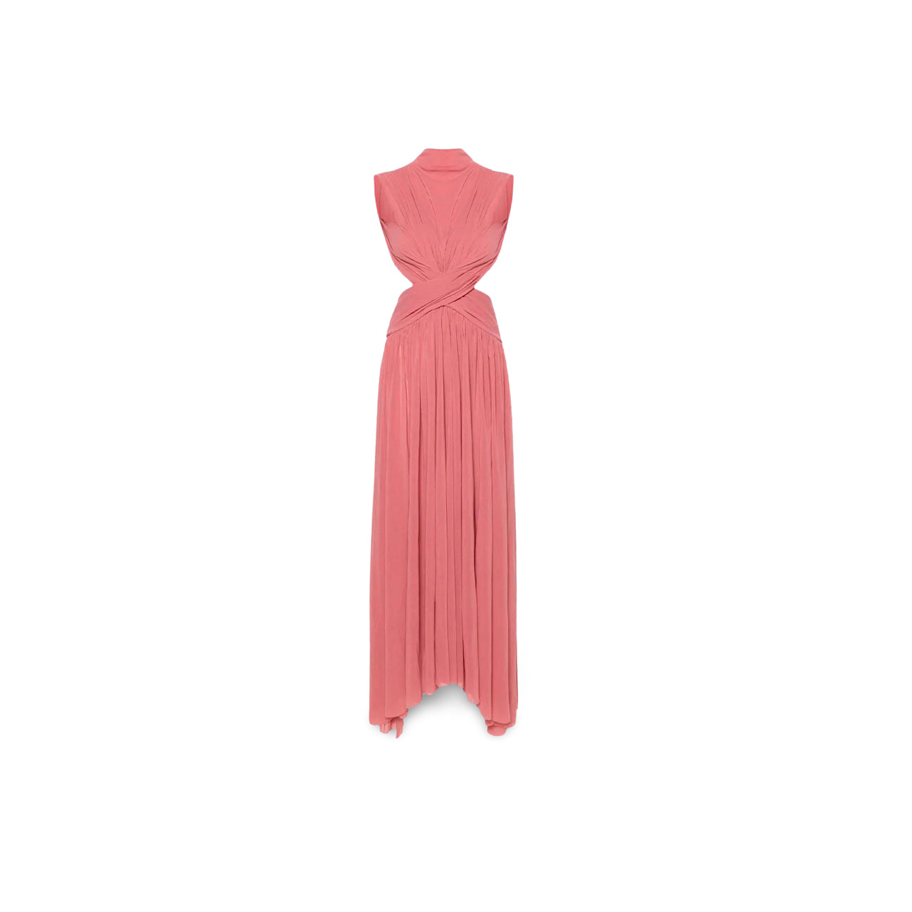Abito lungo in tulle stretch Rosa<BR/> 04022118 0182 ROSA PHILOSOPHY 