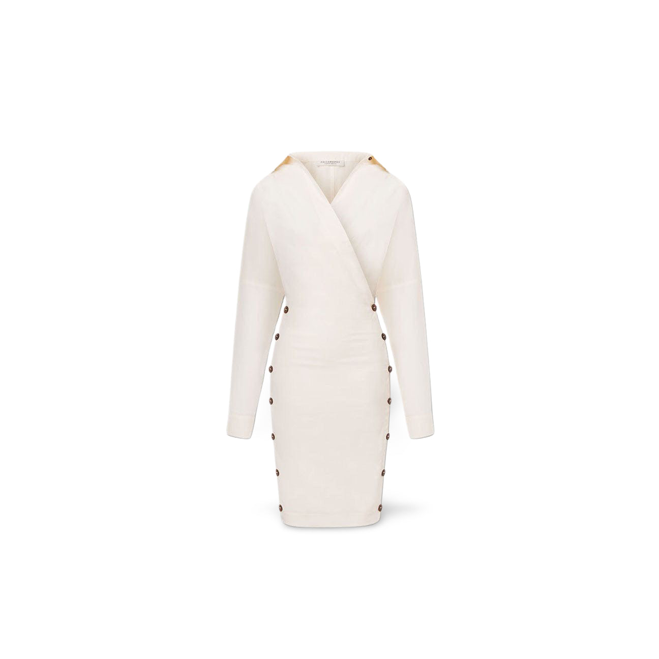 Abito in cotone Bianco<BR/> 04412120 0003 AVORIO PHILOSOPHY 