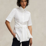 Camicia con fusciacca Bianco