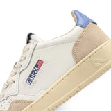 Sneakers donna Medalist Low in pelle e suede Bianco e Robbia Blue AULW LS04 AUTRY 