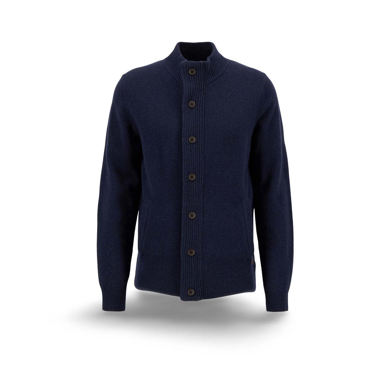 Cardigan uomo in lana Blue MKN0731 NY91 BARBOUR 
