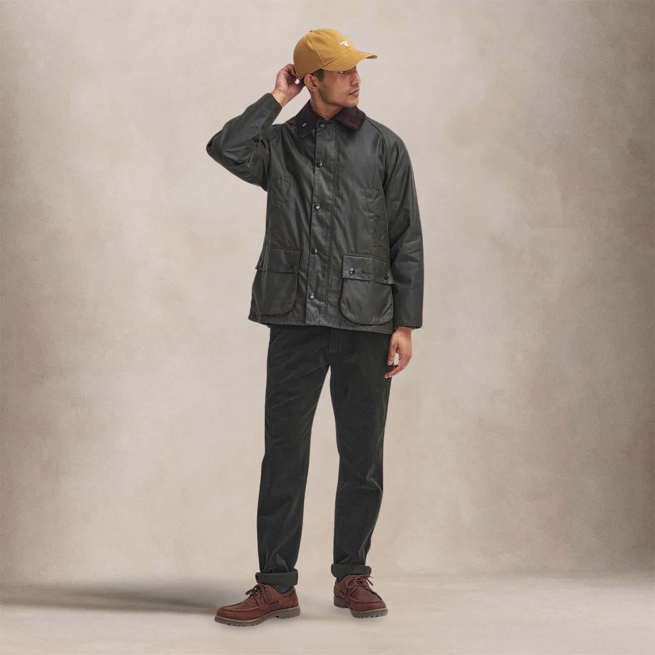 Giacca uomo cerata Bedale Archive Olive MWX0018 OL99 ARCHIVE OLIVE BARBOUR 