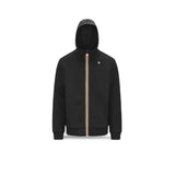 Giacca in pile da uomo Rainer Spacer Nero K2141DW USY Black Pure KWAY 