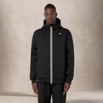 Giacca in pile da uomo Rainer Spacer Nero K2141DW USY Black Pure KWAY 