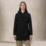 Giacca donna midi Mathy Bonded Jersey Nero K2148BW A3C BLACK PURE KWAY 
