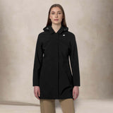 Giacca donna midi Mathy Bonded Jersey Nero K2148BW A3C BLACK PURE KWAY 