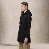 Giacca donna midi Mathy Bonded Jersey Nero K2148BW A3C BLACK PURE KWAY 