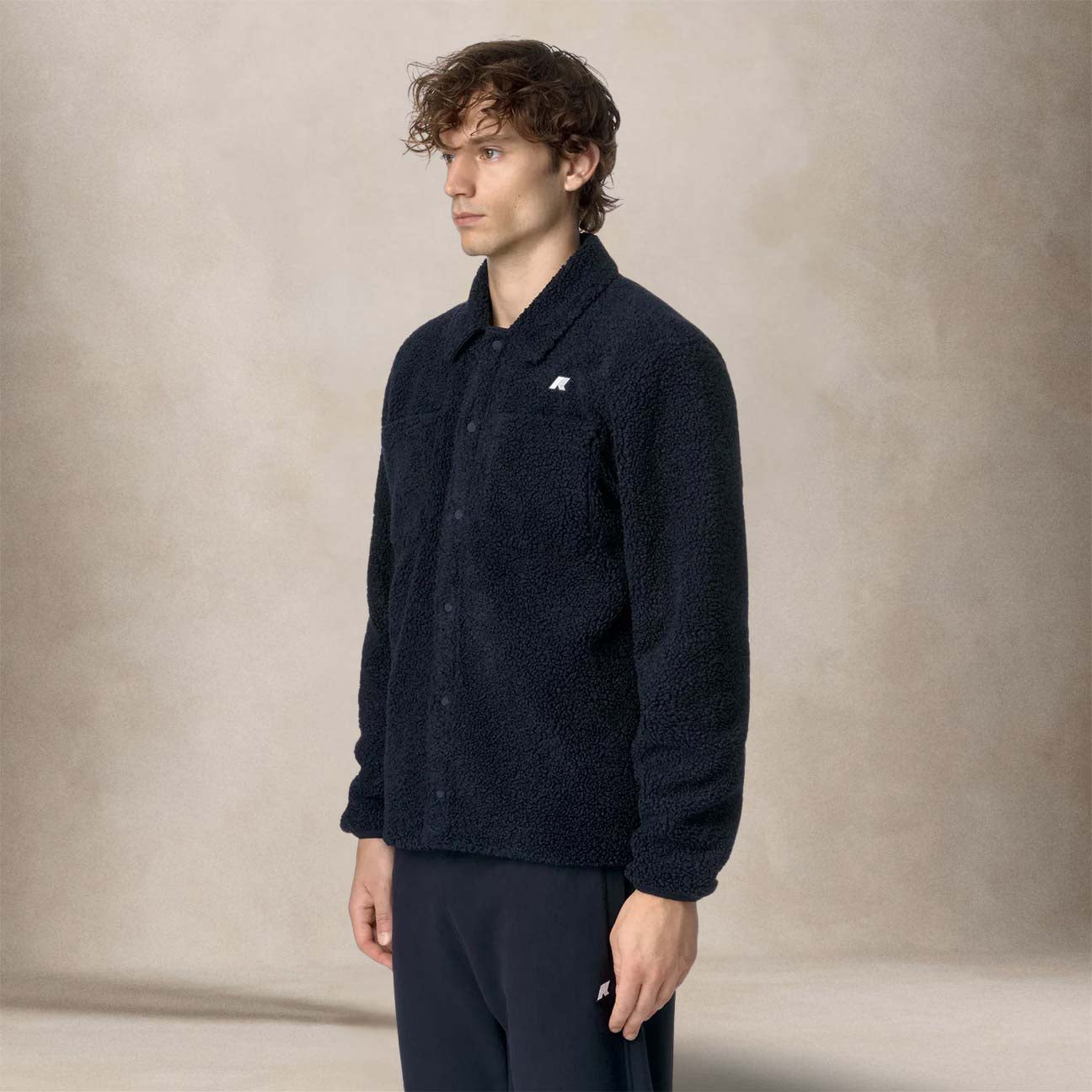 Overshirt uomo Cameron Sherpa Blue K61322W A2B BLUE DEPTH KWAY 