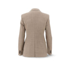 Giacca donna Parigi in lana bistretch Tortora J-PARIGI10B 310016 T1380 TAGLIATORE 